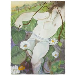 Pauline Bewick - PULLING WATERLILIES, 1996 or SAYLOR AND WOMAN