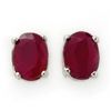 Image 1 : 1.50 ctw Ruby Stud Earrings 14K
