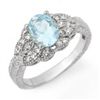 1.55 ctw Aquamarine & Diamond