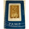 Image 1 : 1 oz Pamp Suisse Gold Ingot on Assay Card