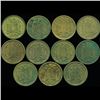 Image 2 : 1944 Spain 1p XF/VF Scarce 11pcs (COI-010310)