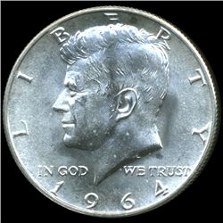 1964D JFK Half MS66 Overweight ERROR (COI-010629)