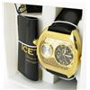 Image 1 : New Ice Time Mens Diamond Bezel Watch Gold Plated (WAT-000333)