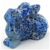 Image 1 : 90gm Carved Lapis Rabbit (MIN-001867)
