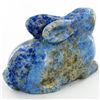 Image 2 : 90gm Carved Lapis Rabbit (MIN-001867)