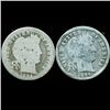Image 1 : 1894 Barber 10c Circulated 2pcs (COI-012468)
