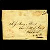 Image 1 : 1840s Waterford CT Stampless Cover SCARCE (STM-002007)
