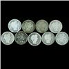 Image 1 : 1900S Barber 10c Circulated 9pcs (COI-012478)