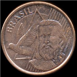 2011 Brazil 5c DDR ERROR BU (COI-010343)