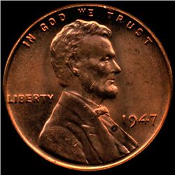 1947 Lincoln 1c MS65 RB (COI-010256)