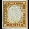 Image 1 : 1855 Scarce Italy Sardina 10c Stamp MINT NG (STM-001113)