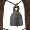Image 2 : Bronze Temple Bells In Teak Stand (CLB-000057)