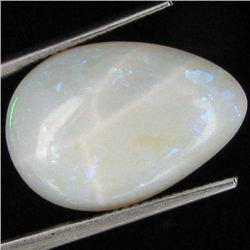 6.45ct Flashy White Opal Cabochon (GEM-031186)