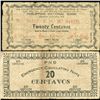 Image 1 : 1942 WW2 Guerrilla Rebel Philippines 20c Note Misamis (CUR-007176)