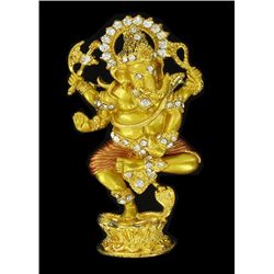 Tibet Gold Plated Ganesh Pin (ANT-001298)