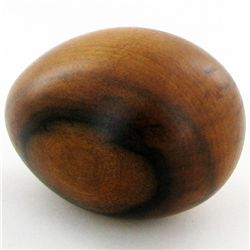 Handcarved Ebony Wood Worry Stone (DEC-000916)