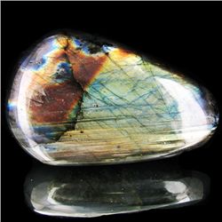 645ct Large Polished Rainbow Labradorite Cabochon (MIN-001657)