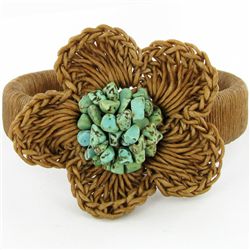 Crocheted Shell Bracelet (JEW-004310)