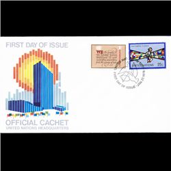 1978 UN First Day Postal Cover Pair (STM-003711)