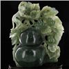 Image 4 : Chinese Handcarved Jade Pears on Base (DEC-000859)