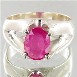 41.5twc Ruby Sterling Ring (JEW-004104A)