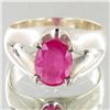 Image 1 : 41.5twc Ruby Sterling Ring (JEW-004104A)