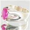 Image 2 : 41.5twc Ruby Sterling Ring (JEW-004104A)
