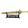 Image 1 : Handcarved Bone Dagger & Scarab (CLB-001251)