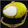 Image 2 : Handmade Carved Goose Egg Clutch Handbag Evening Bag (ACT-000413)
