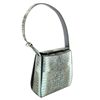 Image 3 : Ladies Blue Gray Crocodile Handbag (ACT-000344)