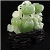 Image 2 : Chinese Handcarved Jade Apples on Base (DEC-000855)