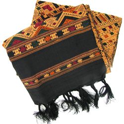 Laos Raw Silk Wall Tapestry (DEC-000492)
