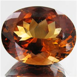 57.55ct Cut Imperial Orange Topaz  Oval (GEM-042860)