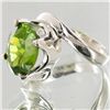 Image 2 : 26.3twc Natural Peridot Sterling Ring (JEW-004147)