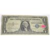 Image 1 : 1957 SERIES A $1 SILVER CERTIFICATE  U.S. BILL SERIAL # H25480021A *RARE EARLY BILL!!