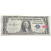 Image 1 : 1935 SERIES D $1 SILVER CERTIFICATE  U.S. BILL SERIAL # I58796344F *RARE EARLY EXTRA FINE GRADE*!!