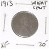 Image 1 : 1913 WHEAT CENT RED BOOK VALUE IS $20.00 *RARE EARLY CENT EXTRA FINE GRADE*!!