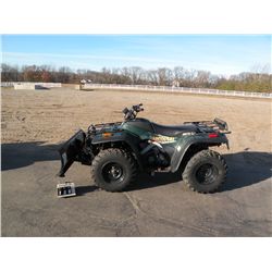 2001 Arctic Cat 400 w/plow 4UFO1ATH11T322644