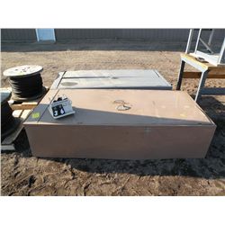 (2) metal cabinets