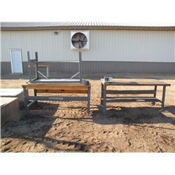 (3) work benches