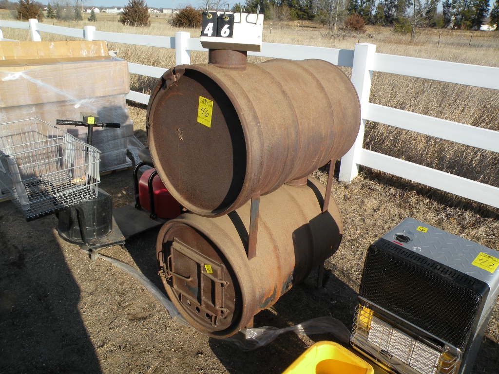 Double barrel stove