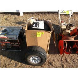 (4) 8" golf car tires & rims