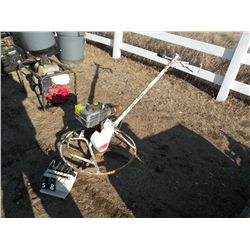 Power trowel w/3 hp Briggs