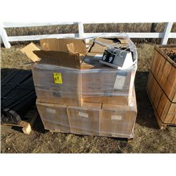 Pallet of plastic tube