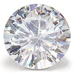 GIA CERT. 0.54 CTW ROUND DIAMOND D/VVS1