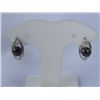 Image 1 : EYE BLACK PEARL CZ SILVER