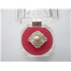 Image 1 : LAVENDER PEARL SILVER RING; METAL: SILVER; WITH CZ; PHI
