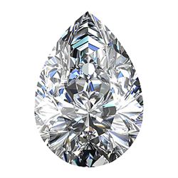 EGL CERT.PEAR DIAMOND  4.62 CTW G/SI2