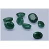 Image 1 : 33.25 AFRICAN EMERALD MIX-SHAPED/SIZED (8 PC)