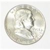 Image 1 : 1963-D FRANKLIN SILVER HALF DOLLAR *RARE MS HIGH GRADE* COIN CAME OUT OF SAFE!!